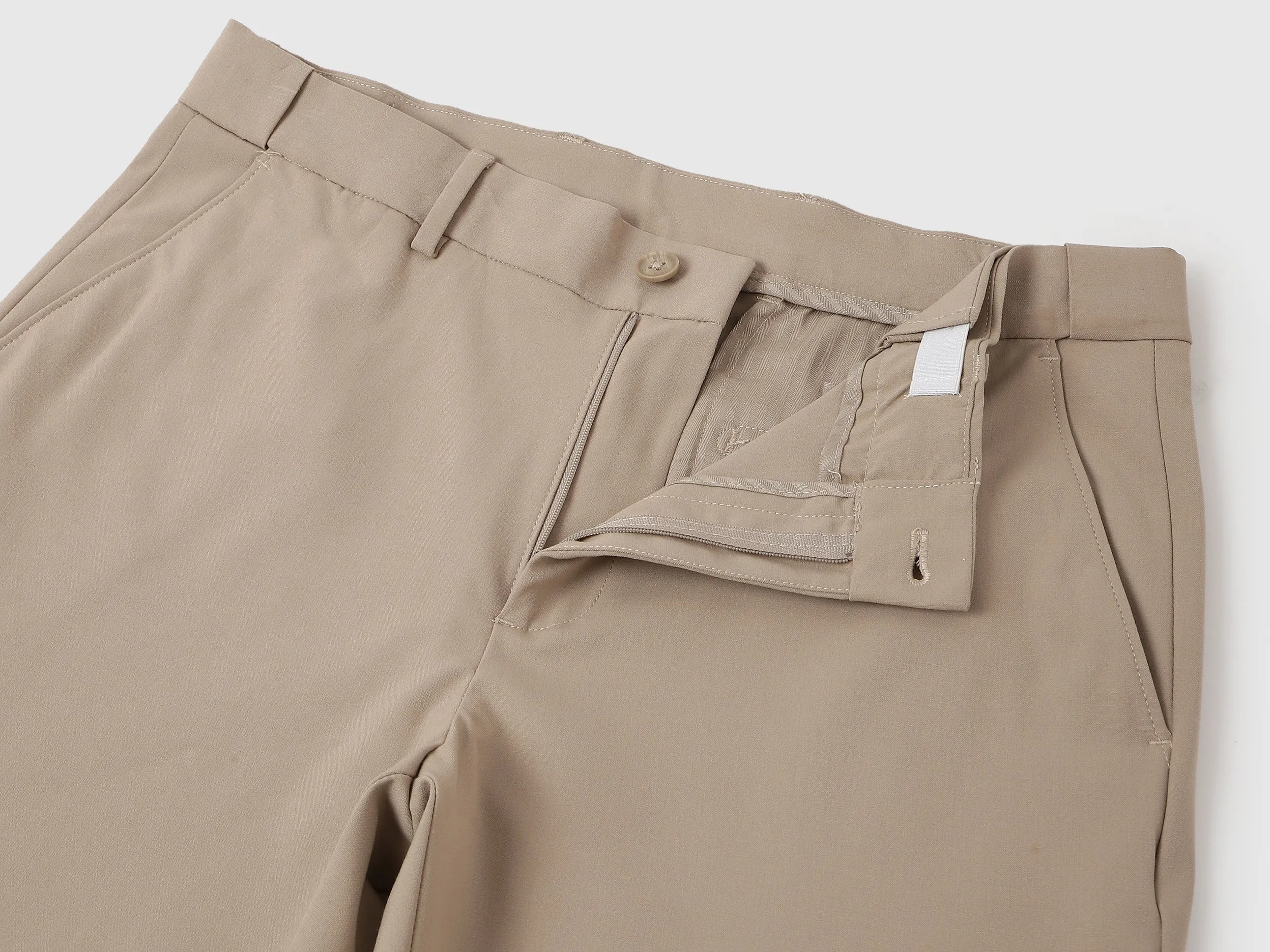 Solid Slim Fit Trousers
