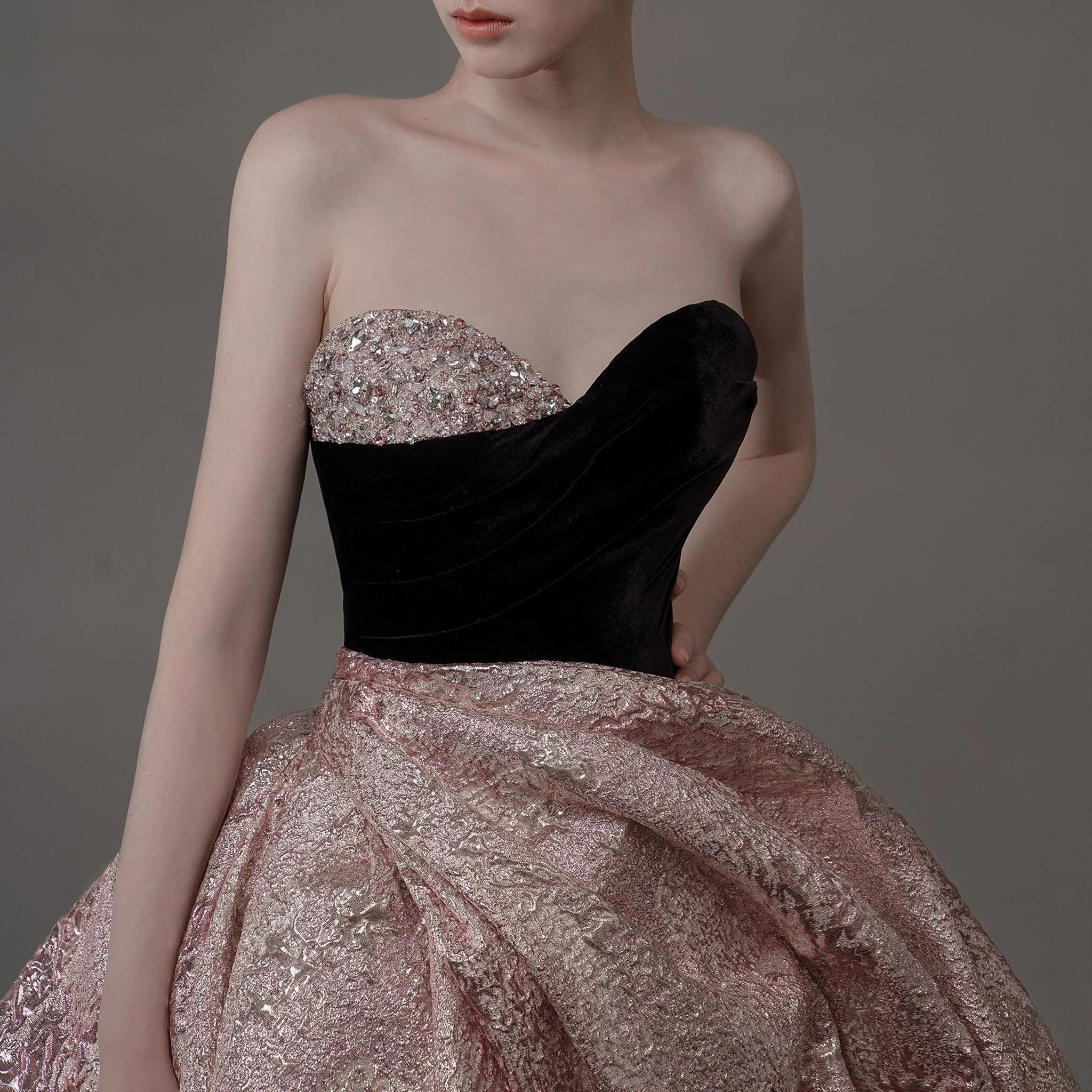 Sparkly Sweetheart Formal Dress Evening Party Gown for Women