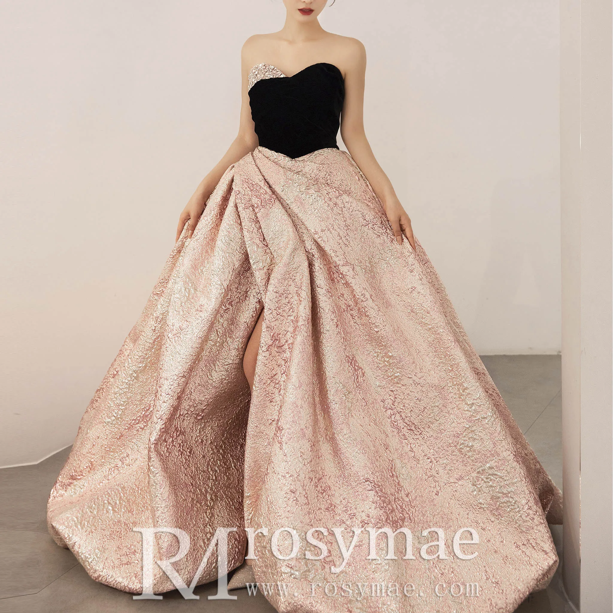 Sparkly Sweetheart Formal Dress Evening Party Gown for Women
