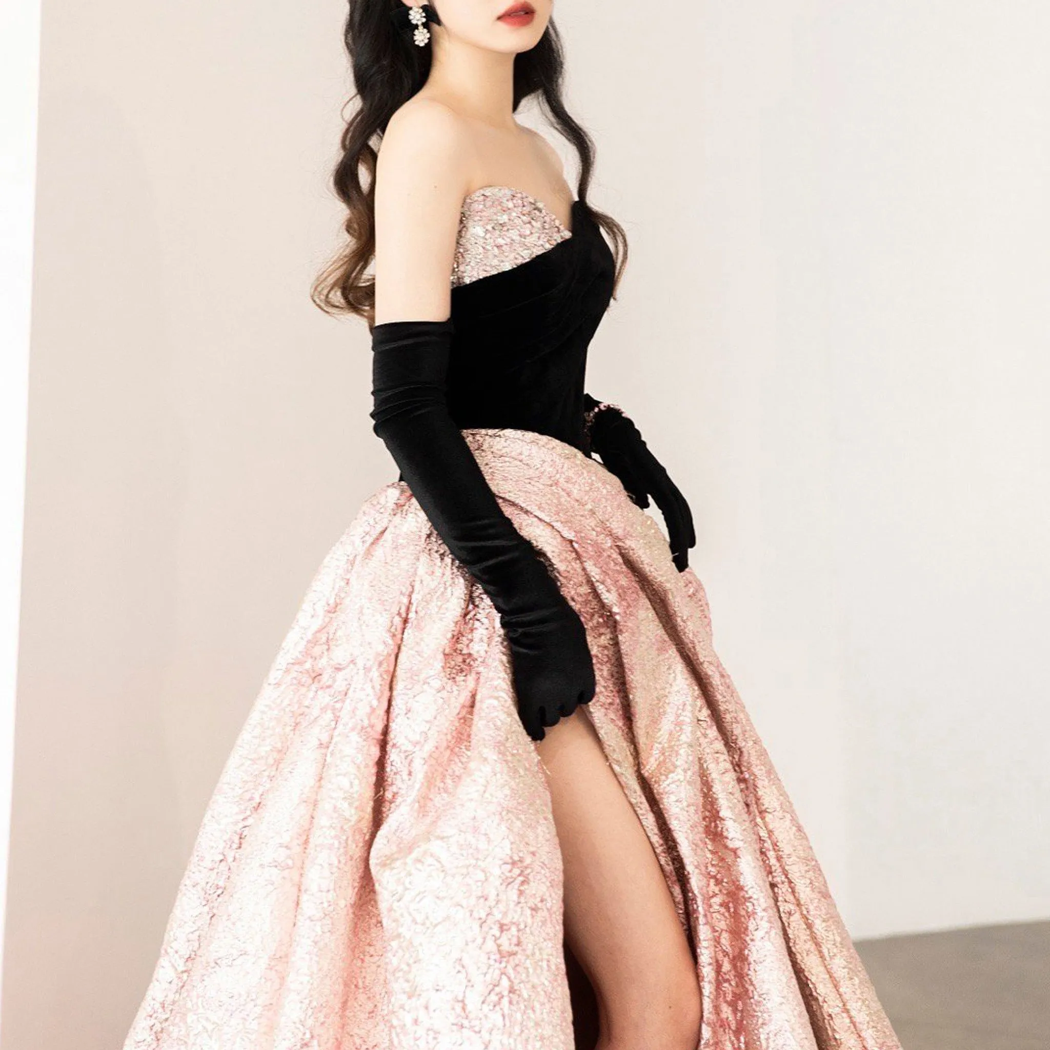 Sparkly Sweetheart Formal Dress Evening Party Gown for Women