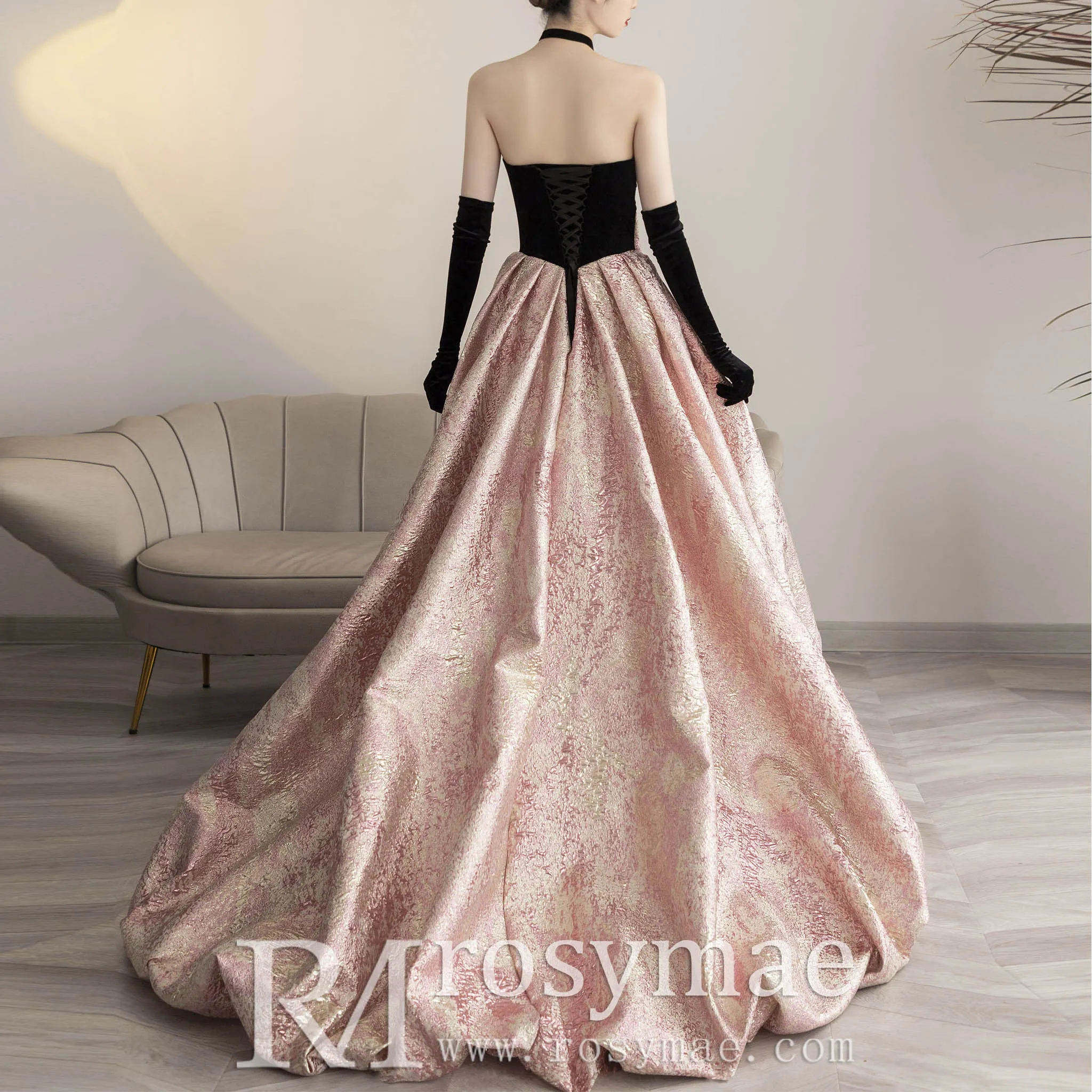 Sparkly Sweetheart Formal Dress Evening Party Gown for Women