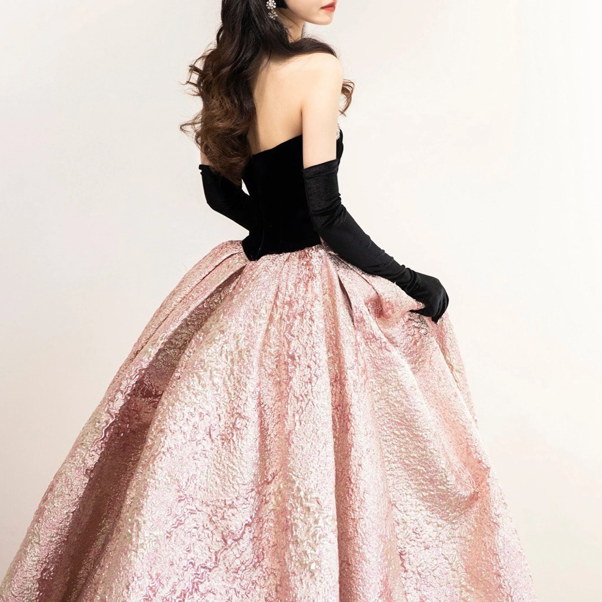 Sparkly Sweetheart Formal Dress Evening Party Gown for Women