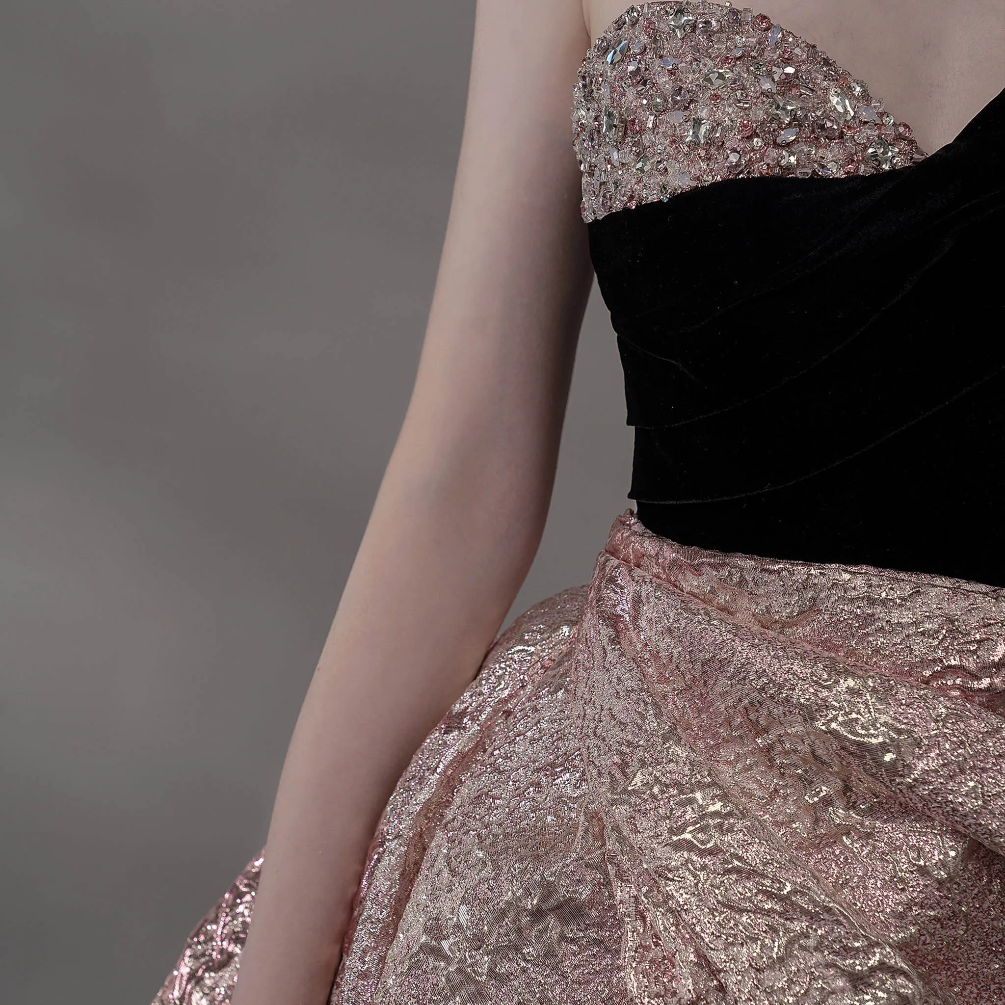 Sparkly Sweetheart Formal Dress Evening Party Gown for Women