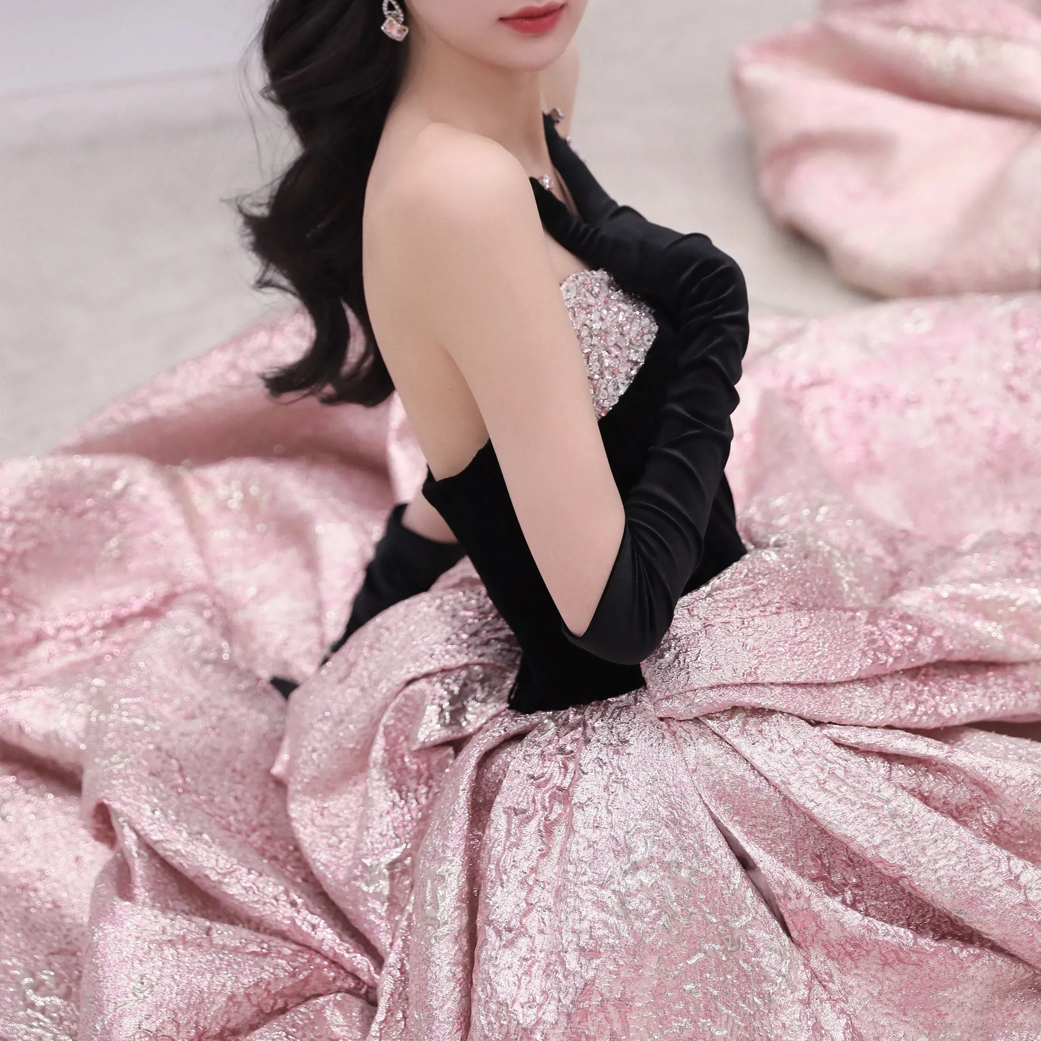 Sparkly Sweetheart Formal Dress Evening Party Gown for Women