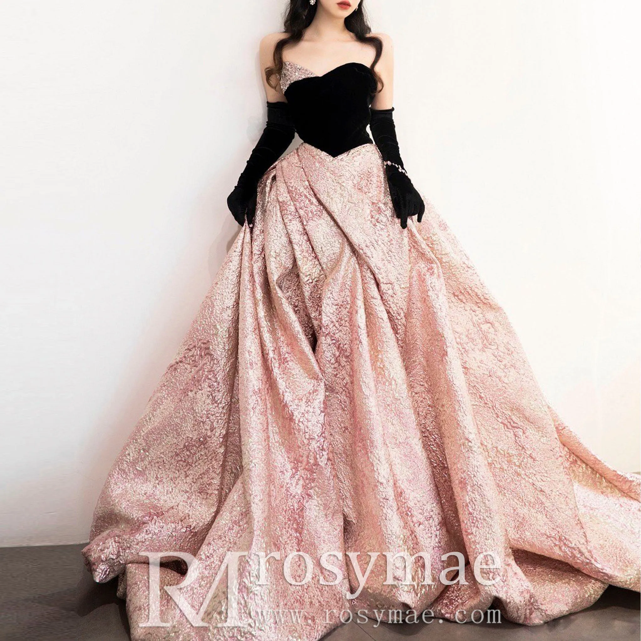 Sparkly Sweetheart Formal Dress Evening Party Gown for Women