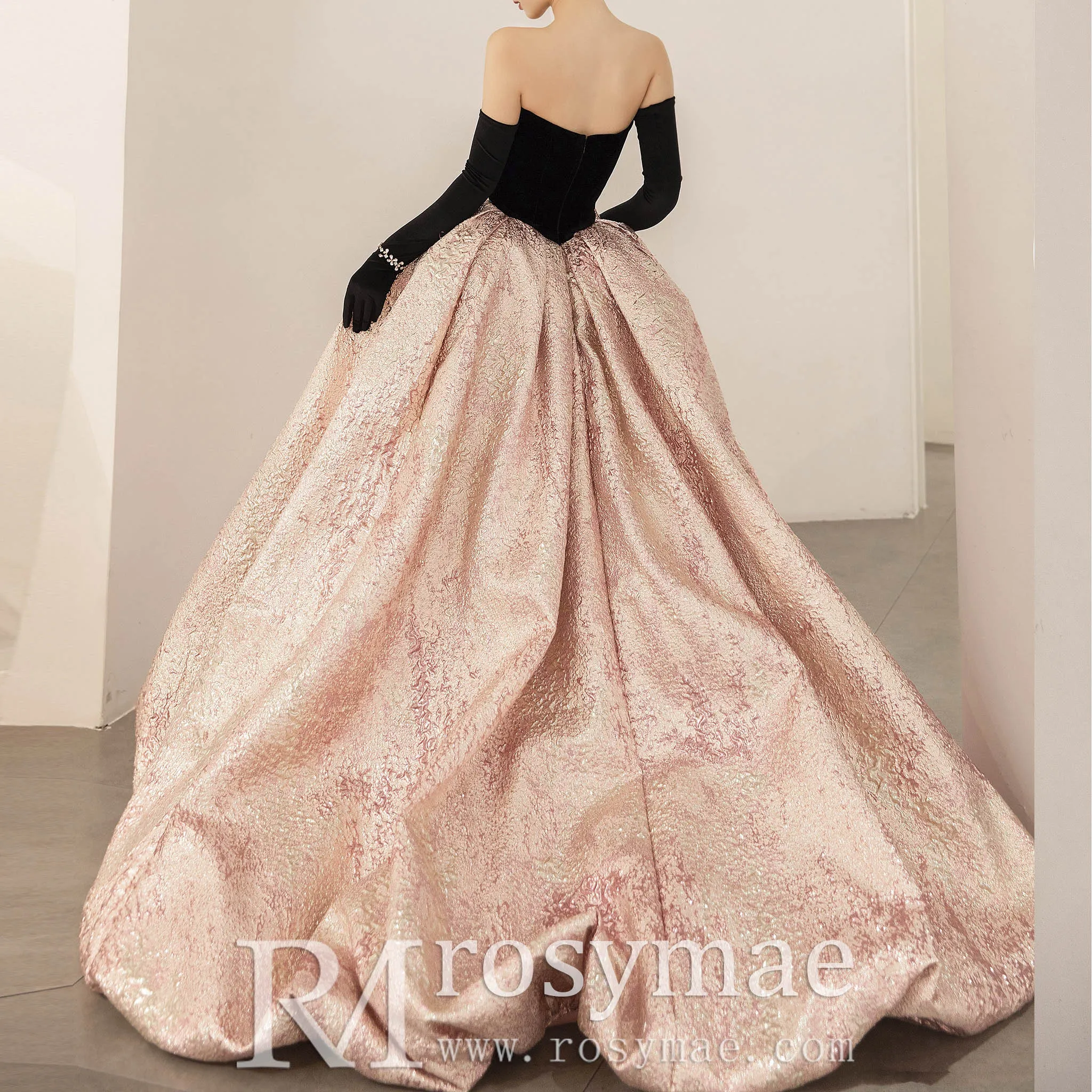 Sparkly Sweetheart Formal Dress Evening Party Gown for Women