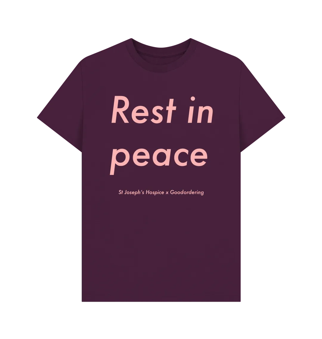St Joseph's Hospice Collaboration T-shirt 'RIP'