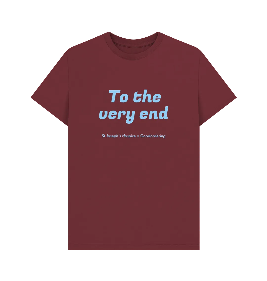 St Joseph's Hospice Collaboration T-shirt To the very end