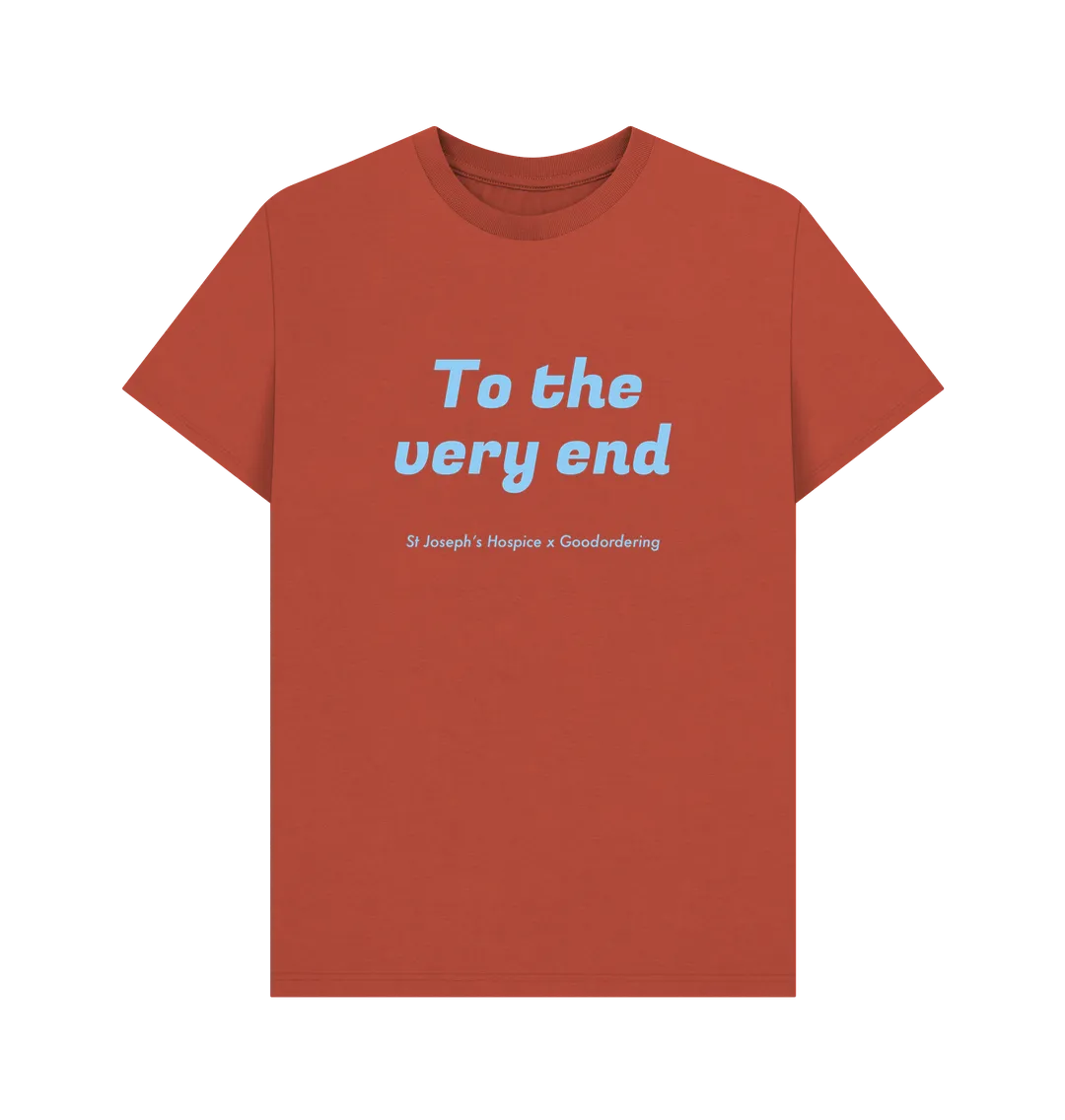 St Joseph's Hospice Collaboration T-shirt To the very end
