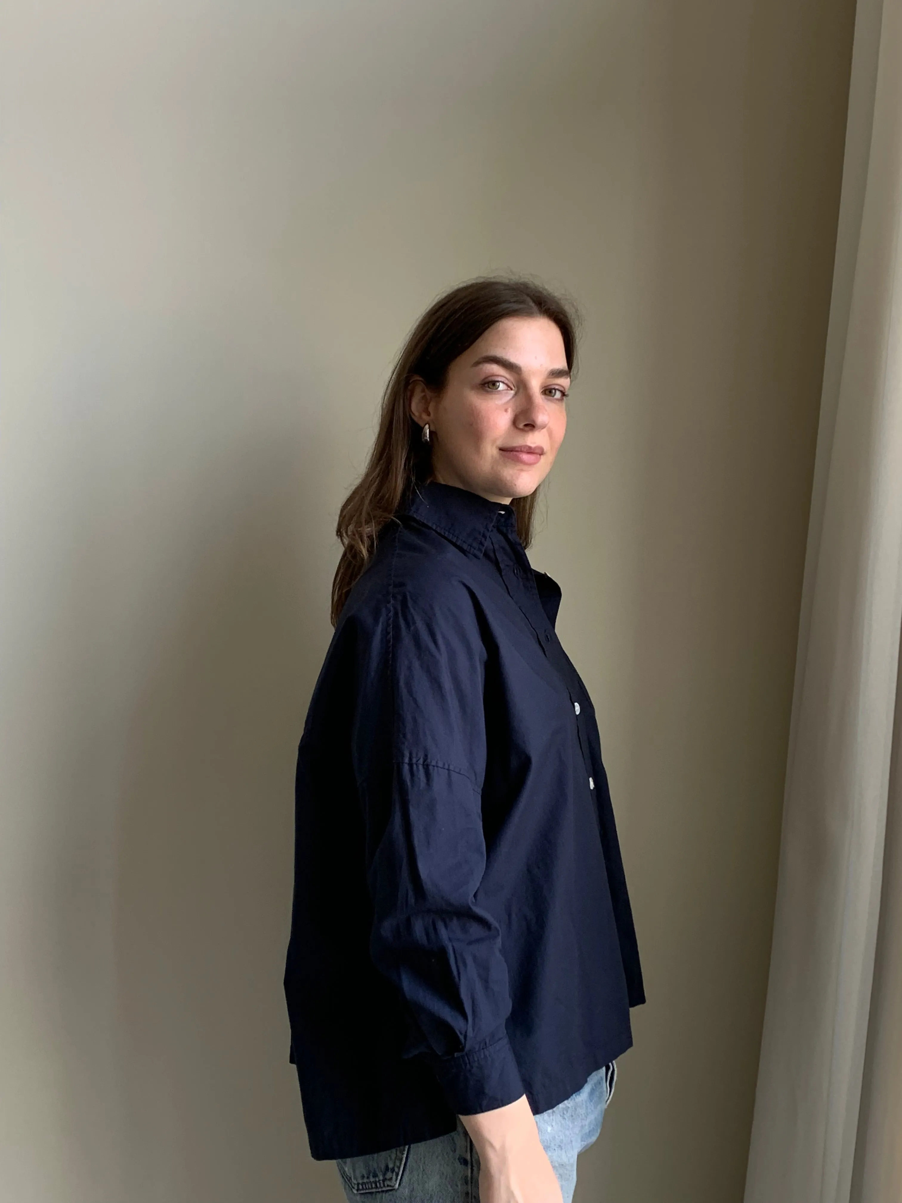 steven alan navy button down