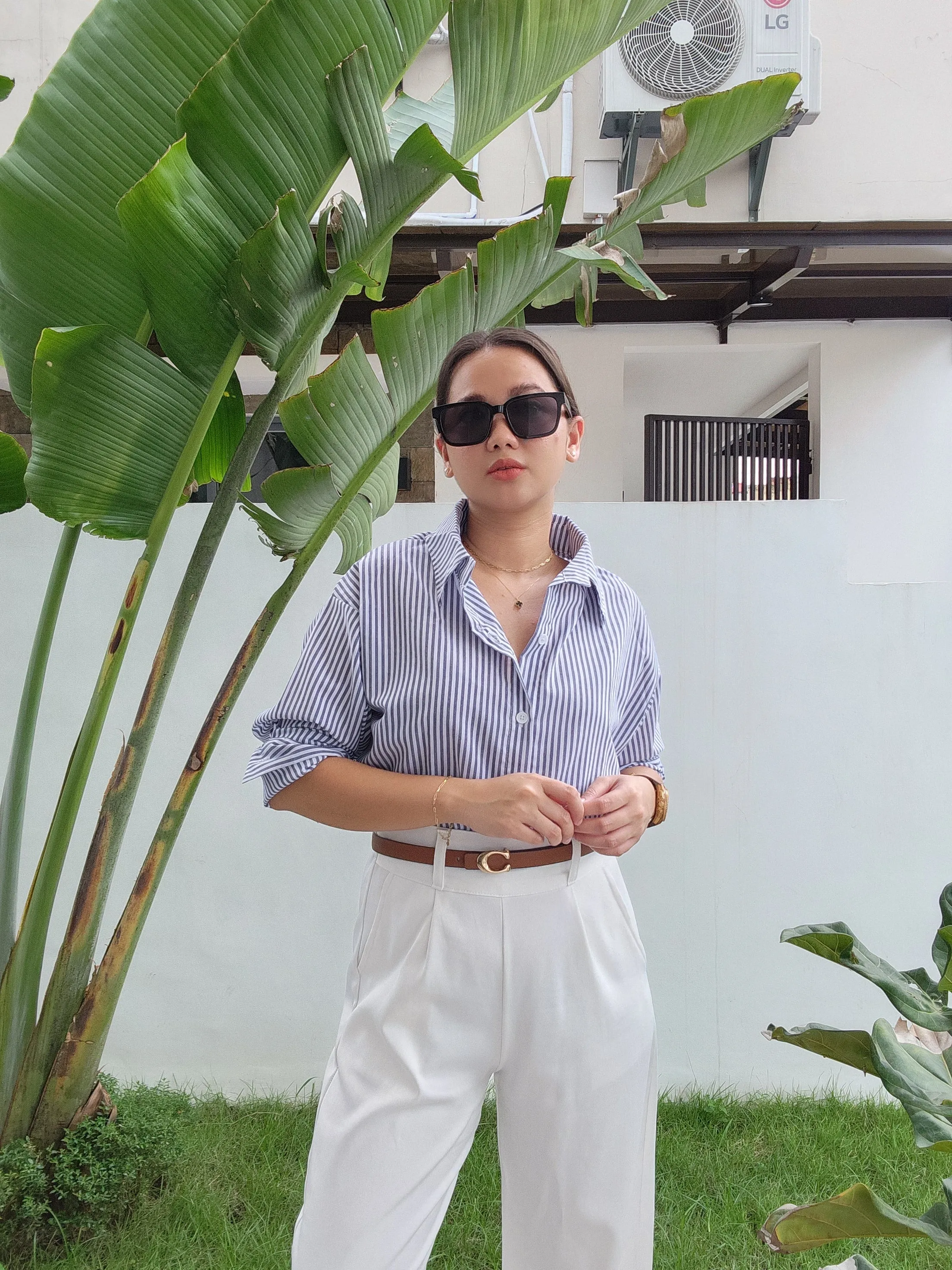Striped Button Down Shirt