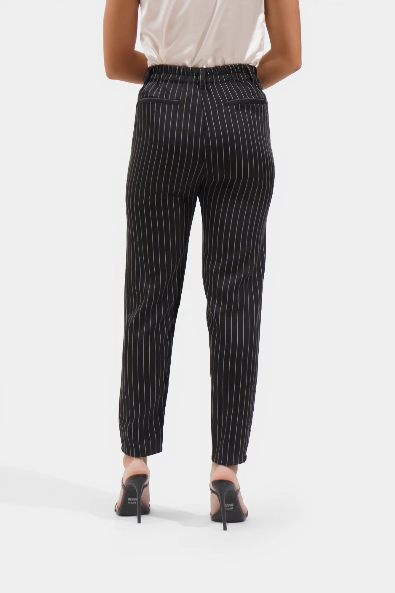 Striped Slim Fit Trousers