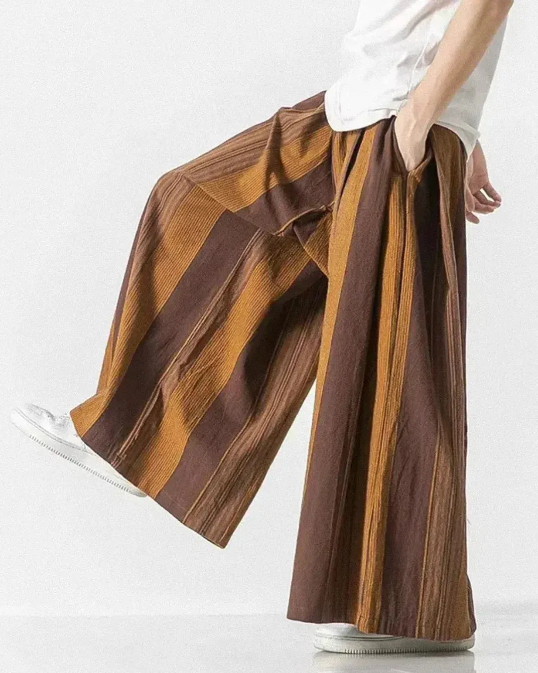 Striped Wide Leg Pants