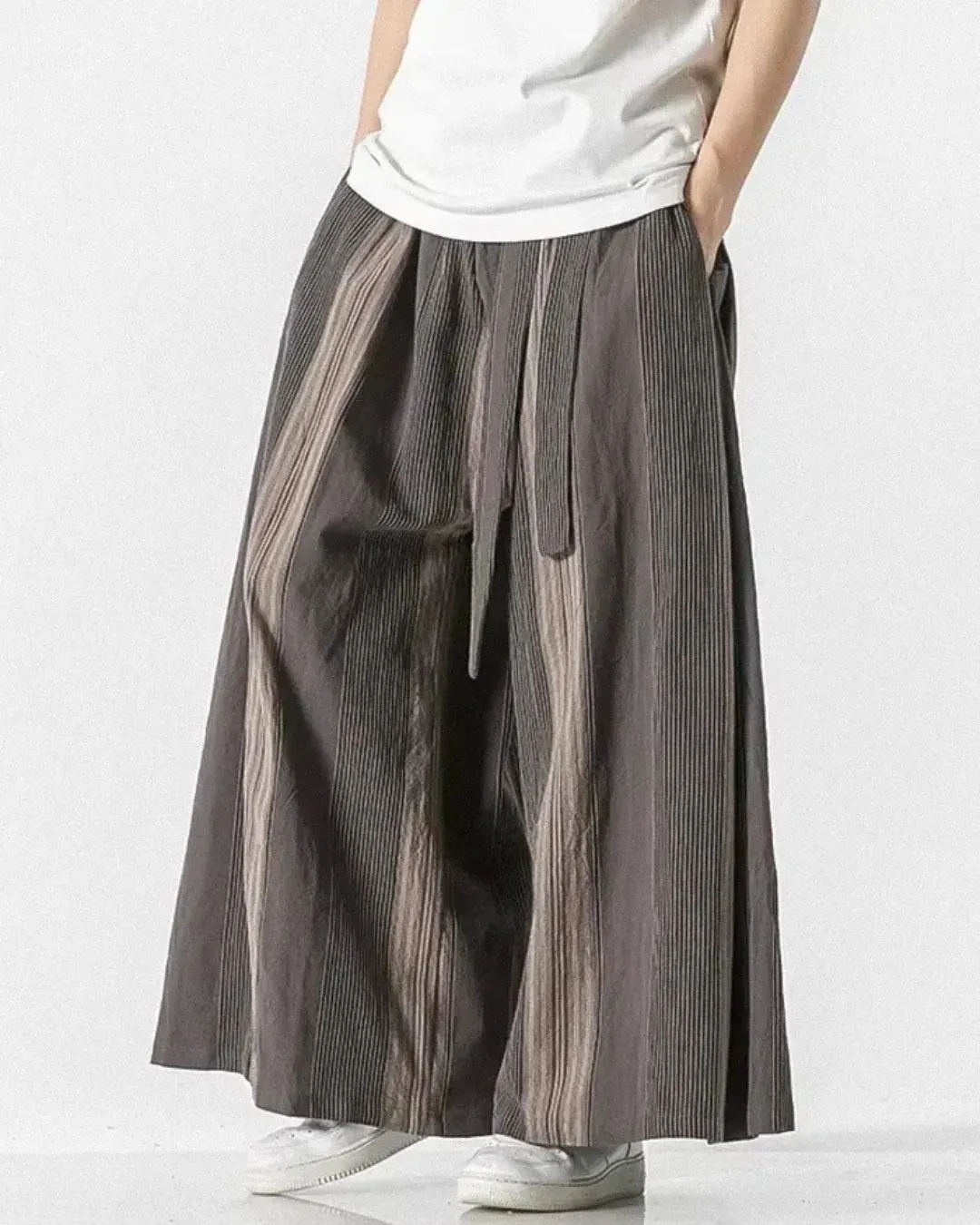 Striped Wide Leg Pants