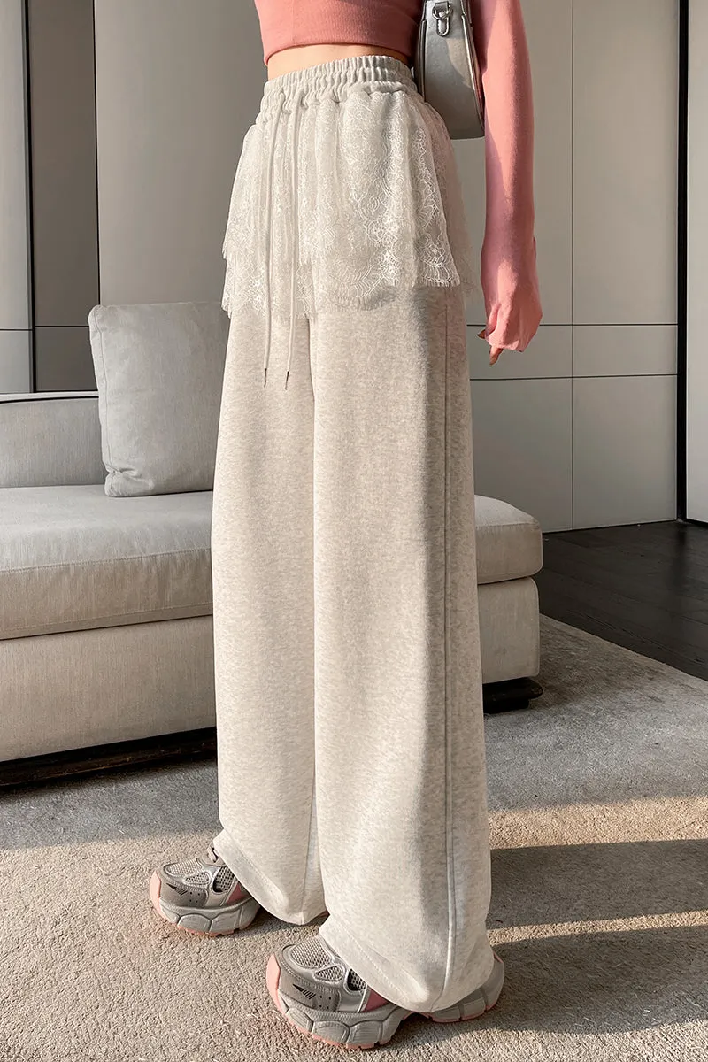 Stylish Women's Wide Leg Pants in Solid Color with Comfortable Fit