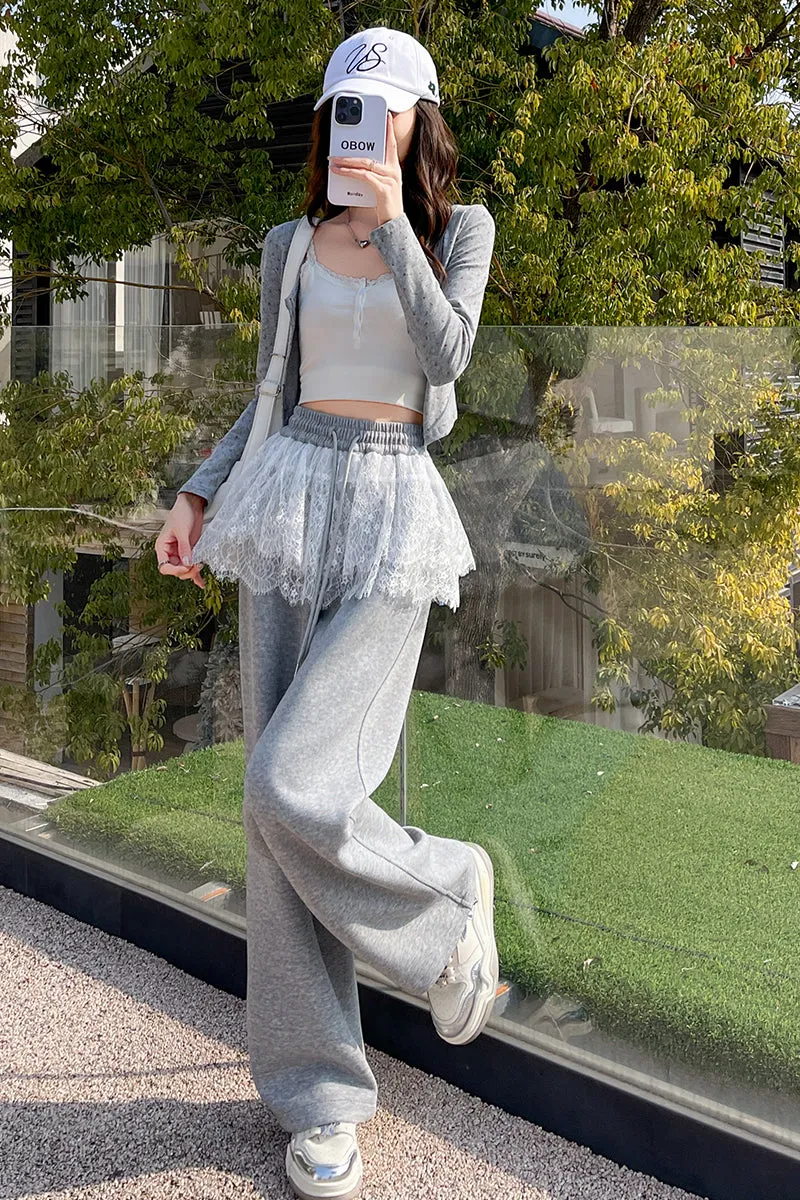 Stylish Women's Wide Leg Pants in Solid Color with Comfortable Fit
