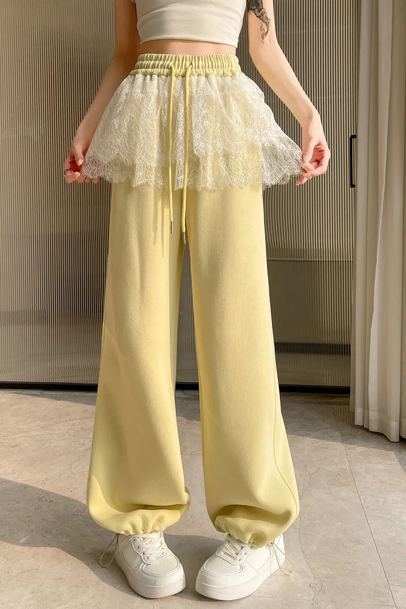 Stylish Women's Wide Leg Pants in Solid Color with Comfortable Fit