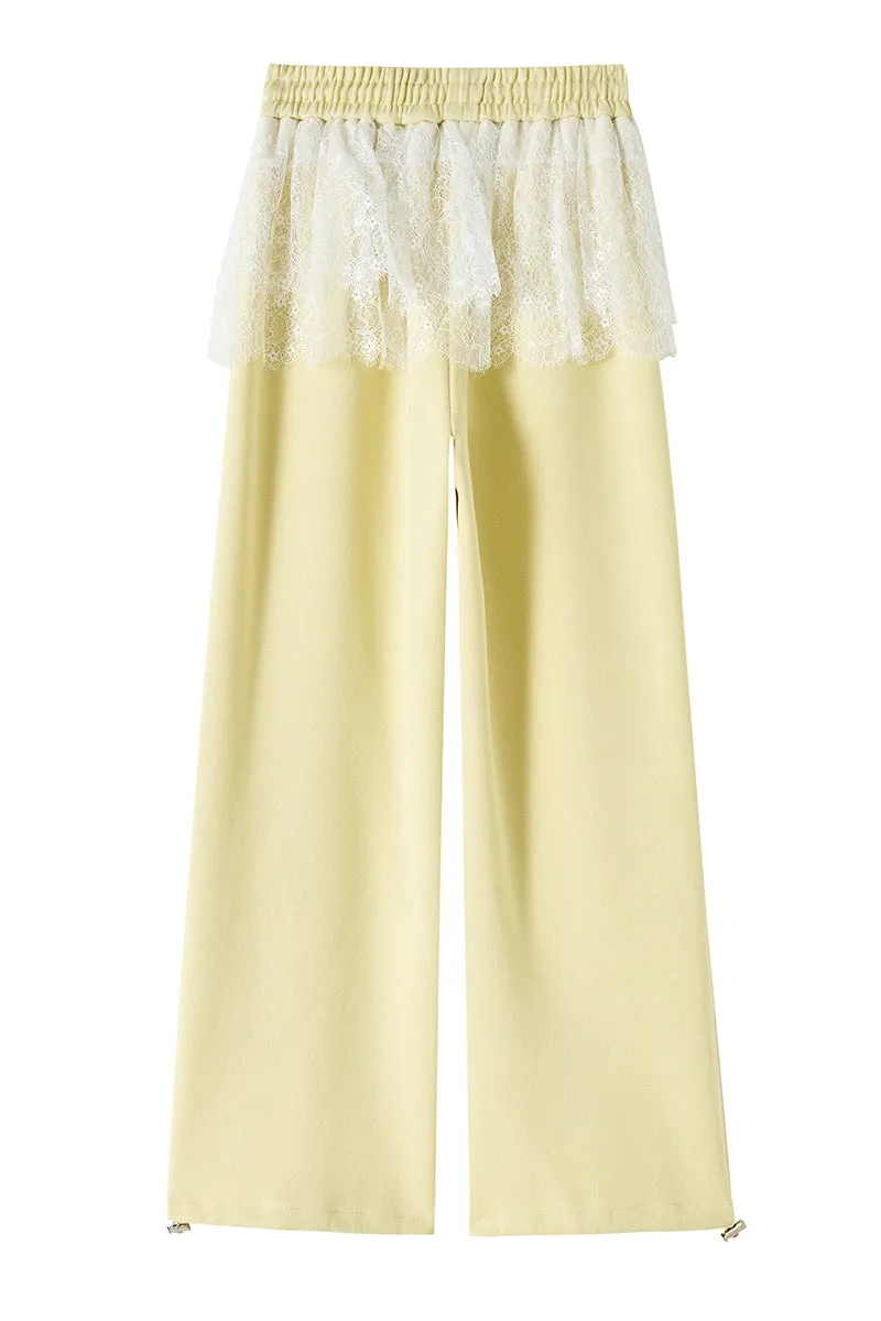 Stylish Women's Wide Leg Pants in Solid Color with Comfortable Fit