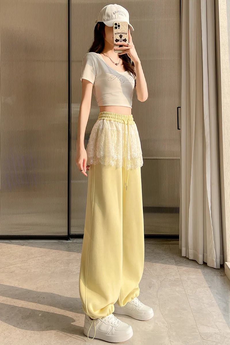 Stylish Women's Wide Leg Pants in Solid Color with Comfortable Fit