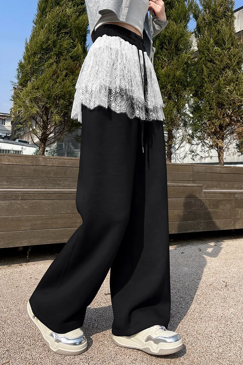 Stylish Women's Wide Leg Pants in Solid Color with Comfortable Fit