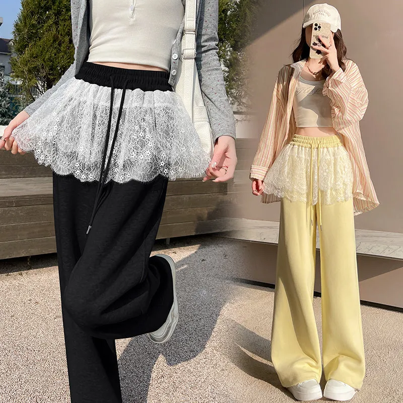 Stylish Women's Wide Leg Pants in Solid Color with Comfortable Fit