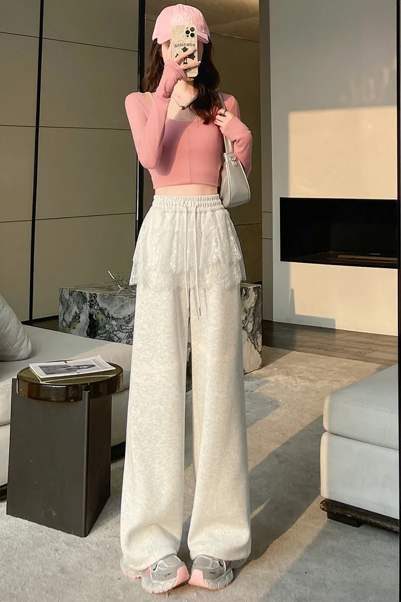 Stylish Women's Wide Leg Pants in Solid Color with Comfortable Fit