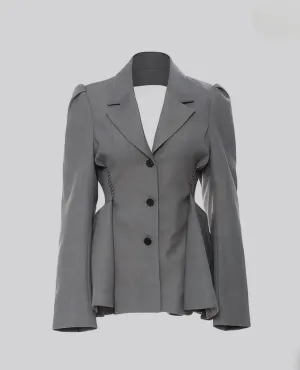Tailored Cutout Back Blazer