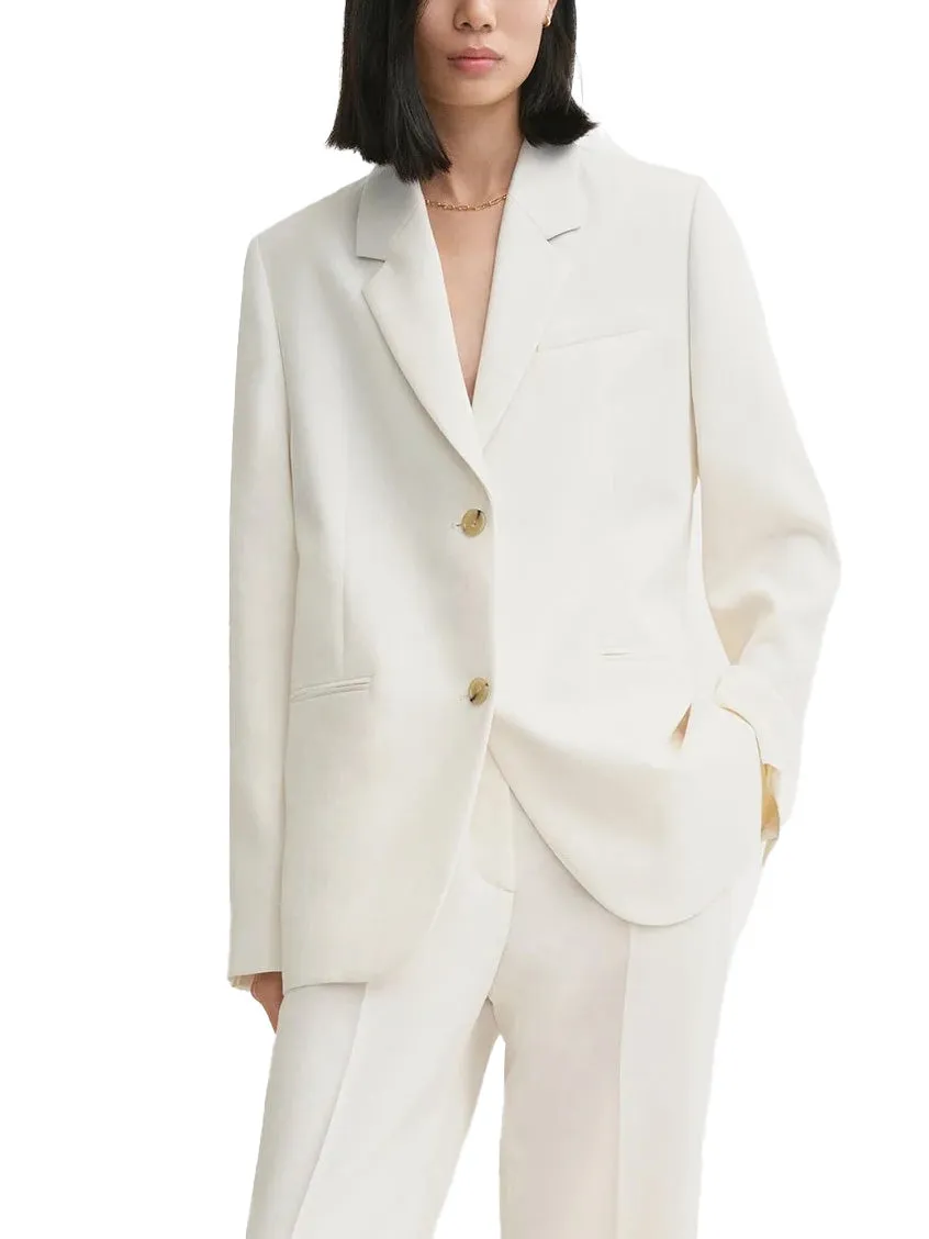 Tailored Suit Jacket Off-White