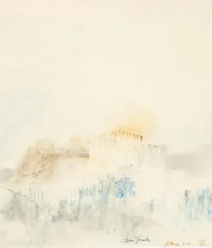 TAKAO TANABE "ATHENS" DRAWING, 1955