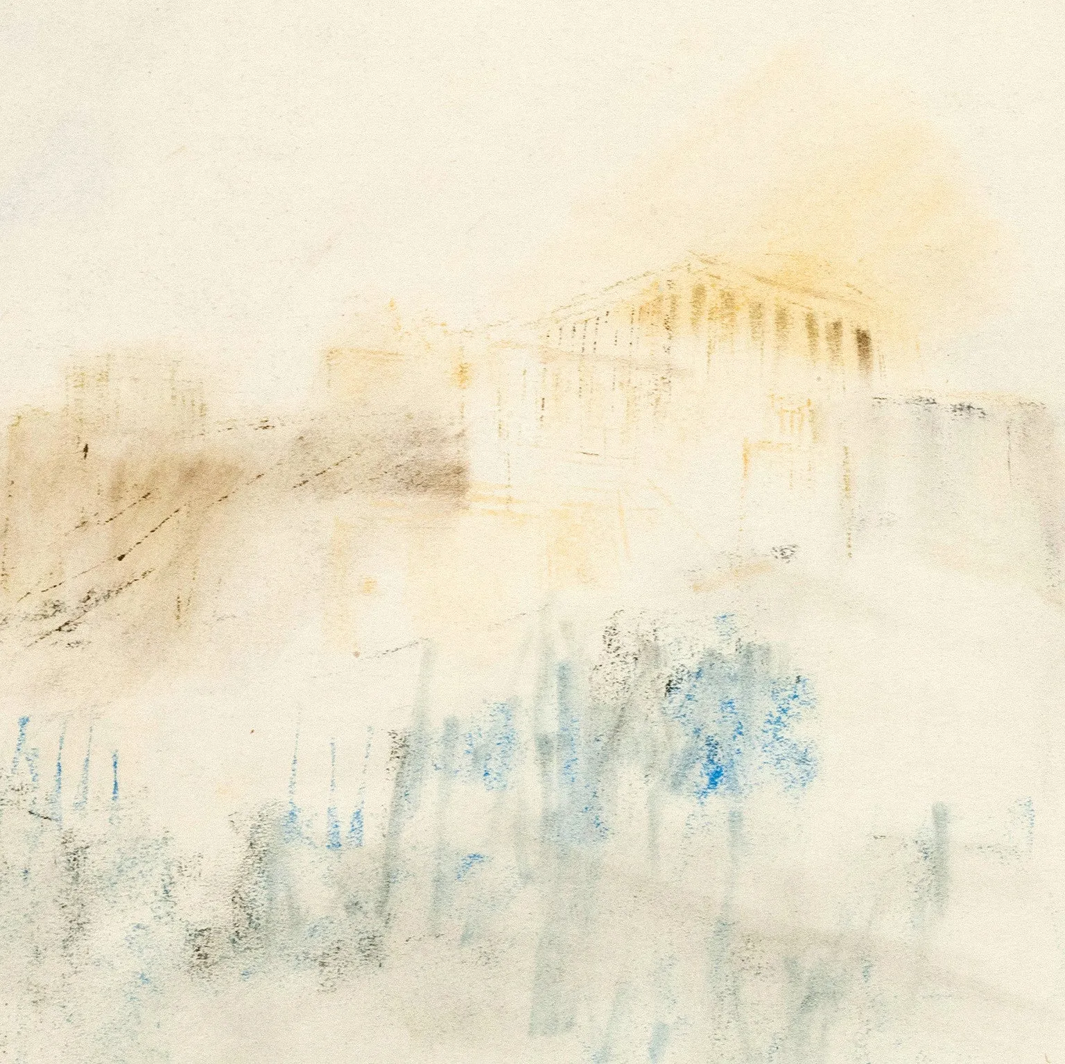 TAKAO TANABE "ATHENS" DRAWING, 1955