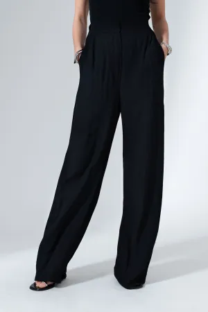 Tess Cotton Wide Leg Trousers