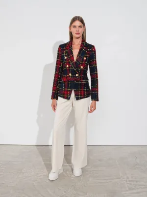 The Red Plaid Blazer