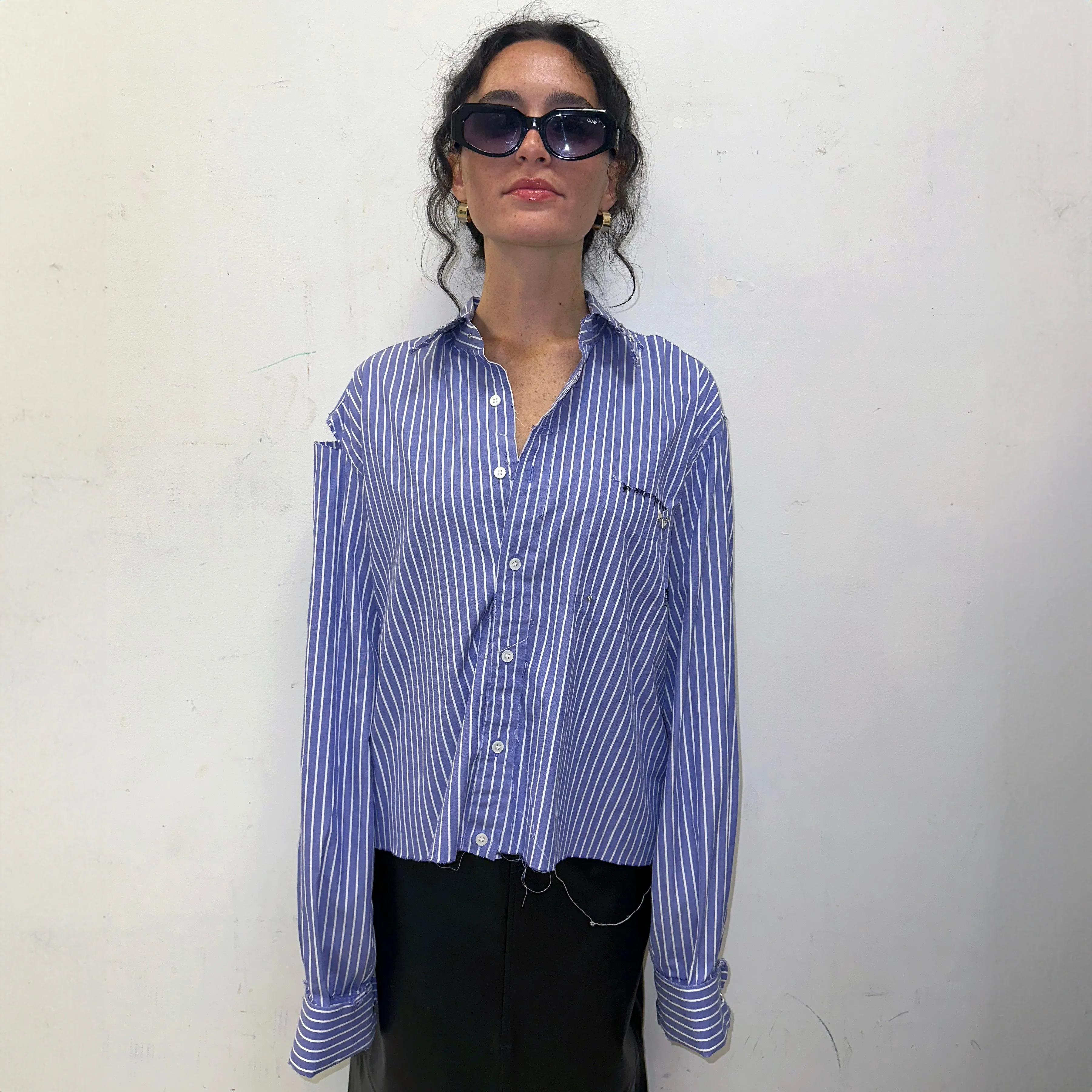 The Vintage "OFFICESLUT" Button-down