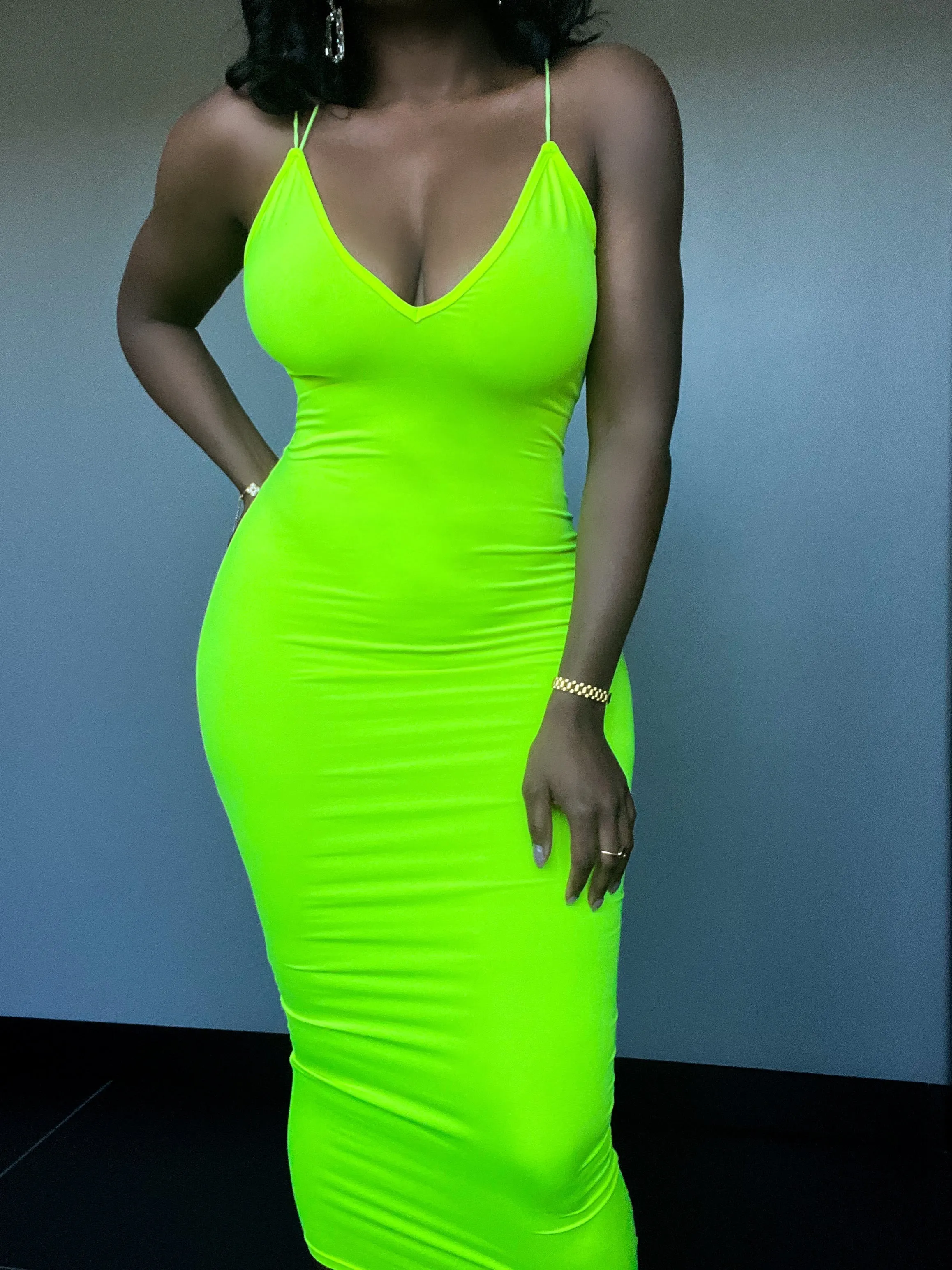 TIANA BODYCON (GREEN) | DRESS