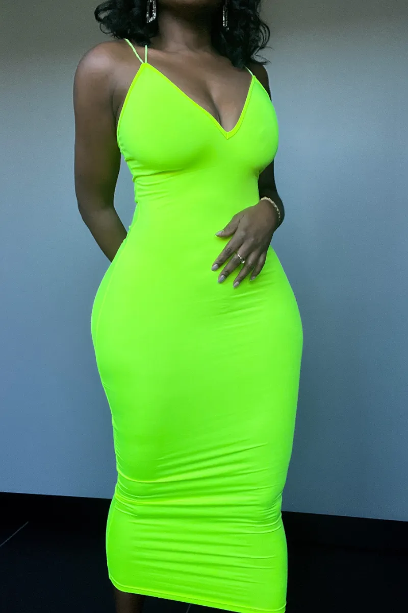 TIANA BODYCON (GREEN) | DRESS
