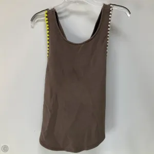 Top Sleeveless By Cma In Brown, Size: S