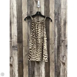 Top Sleeveless By International Concepts In Animal Print, Size: Xl