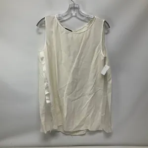 Top Sleeveless By Lafayette 148 In White, Size: 12