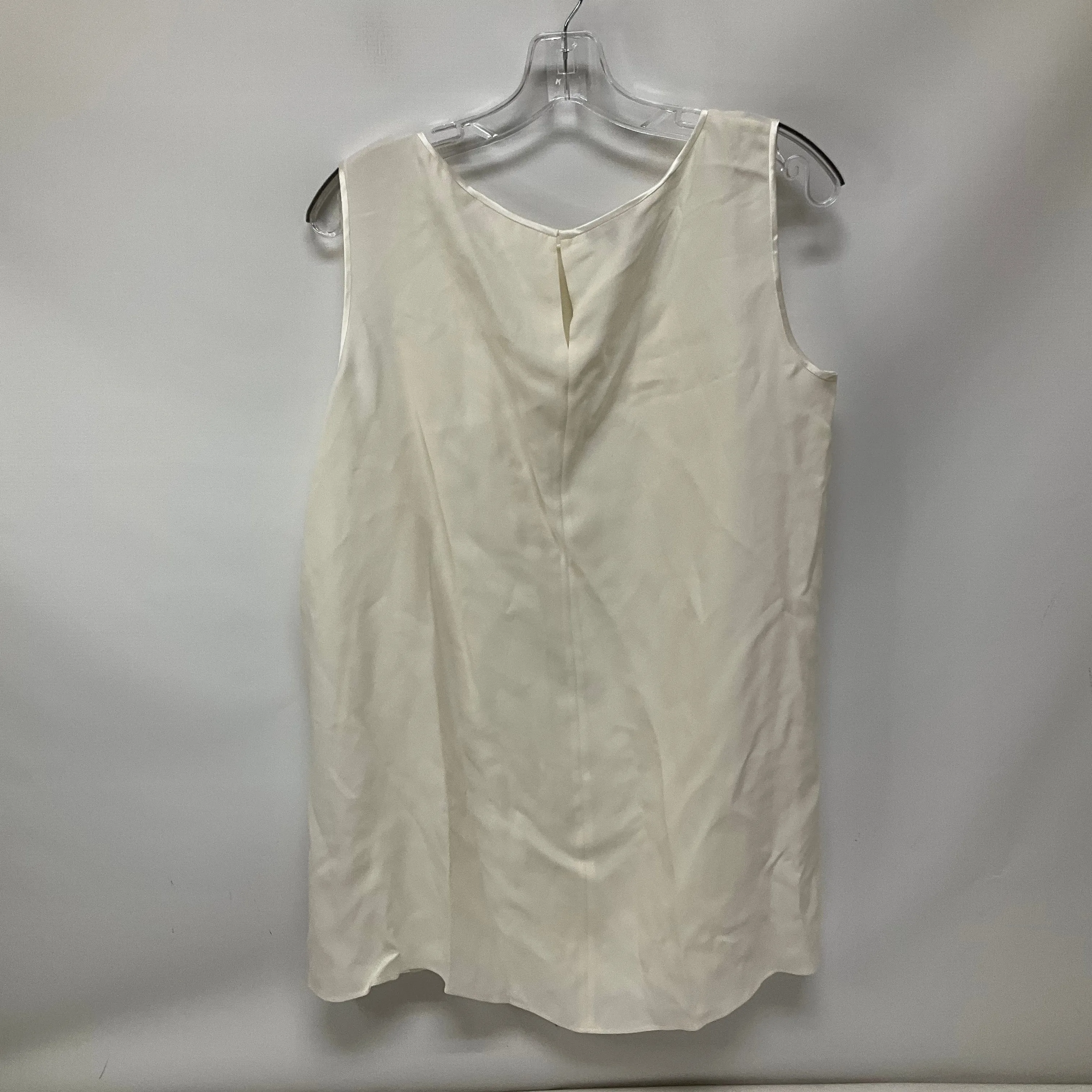 Top Sleeveless By Lafayette 148 In White, Size: 12