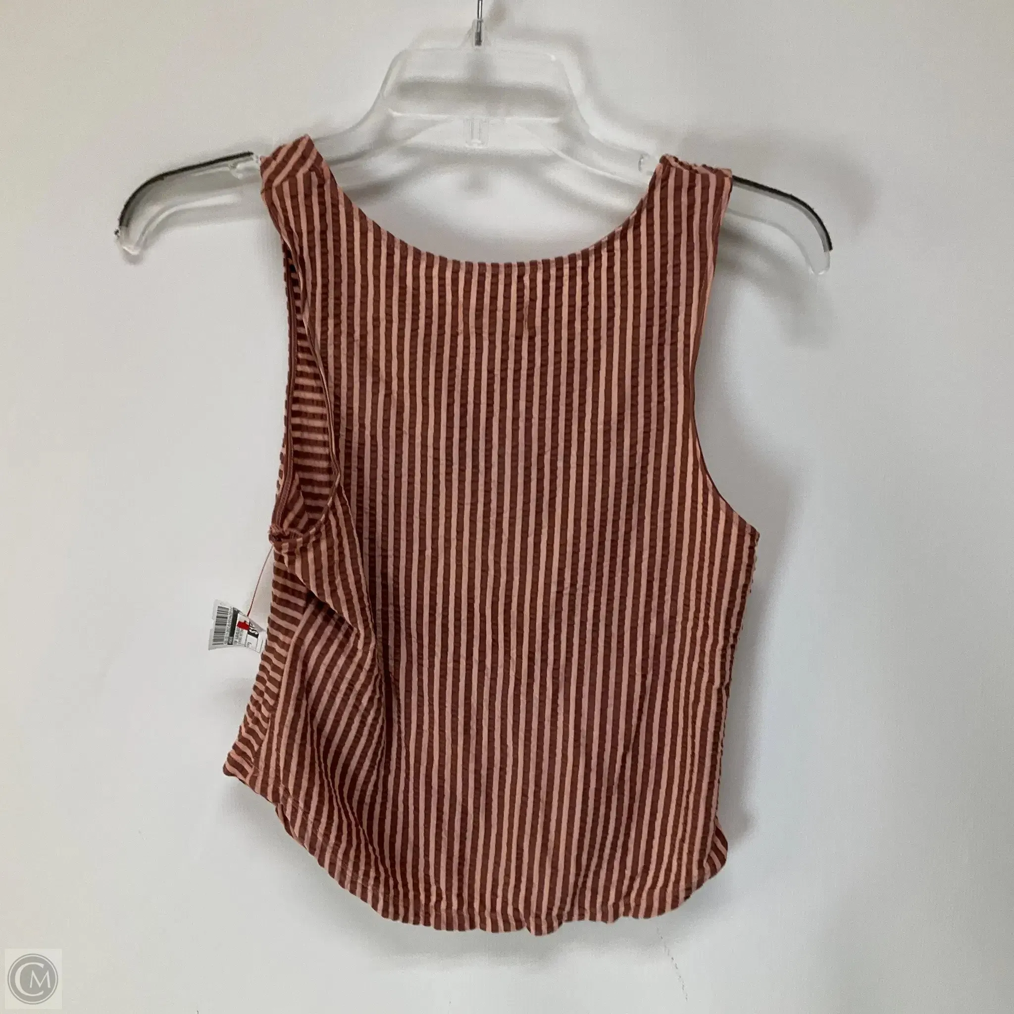 Top Sleeveless By Maeve In Striped Pattern, Size: S