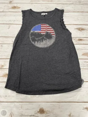 Top Sleeveless By Maurices In Grey, Size: M
