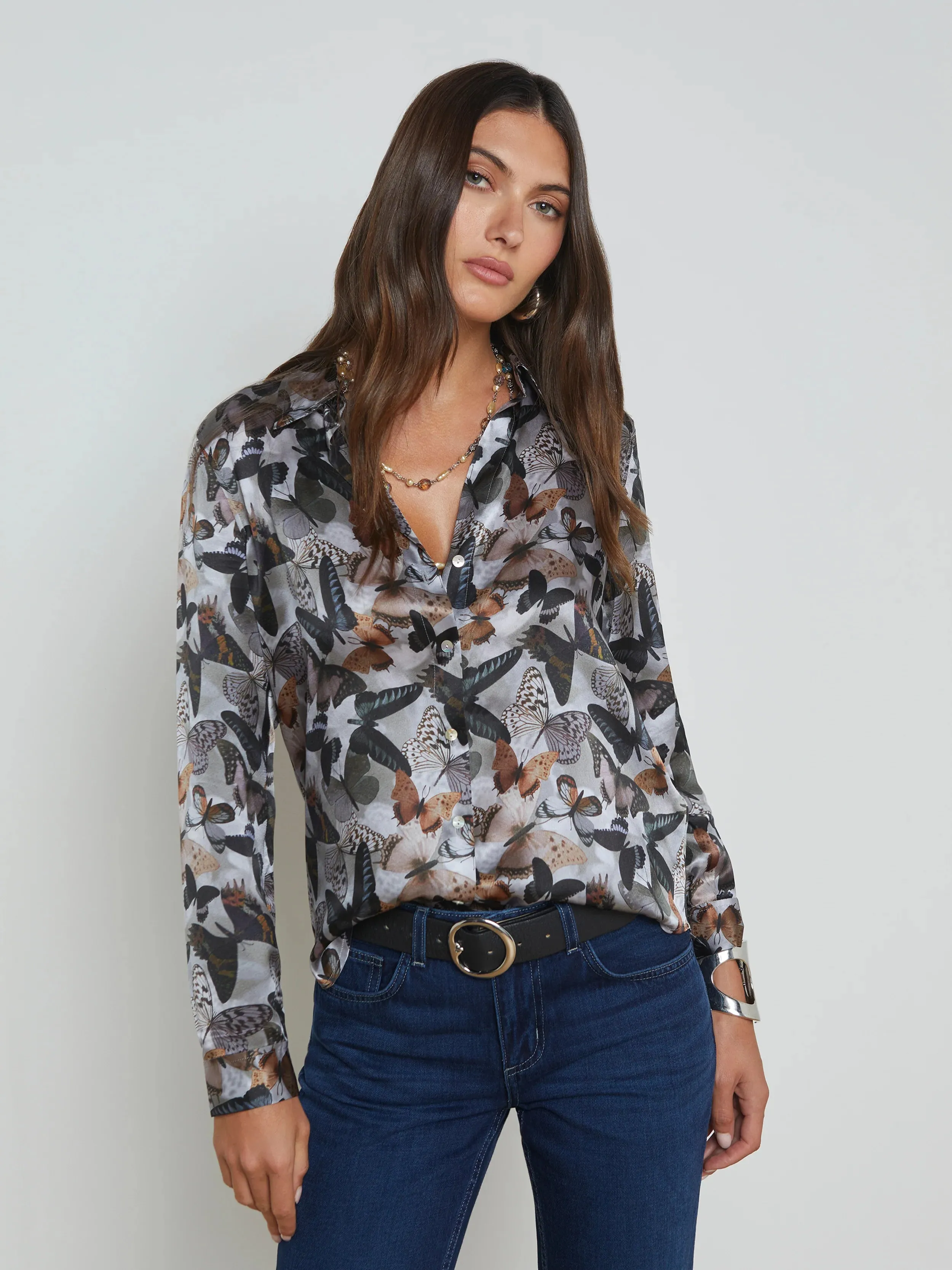 TYLER SILK BLOUSE