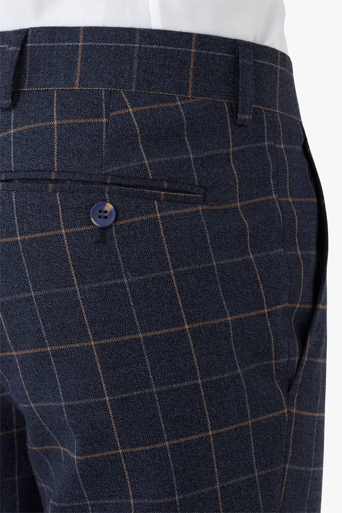 Uberstone | Joe Slim Window Check Trouser