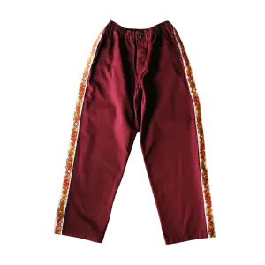 [UNISEX] CHE CHO LE TATOOER X LOCO MOSQUITO BURGUNDY TROUSERS