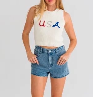 USA Knit Top