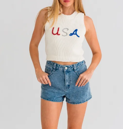 USA Knit Top