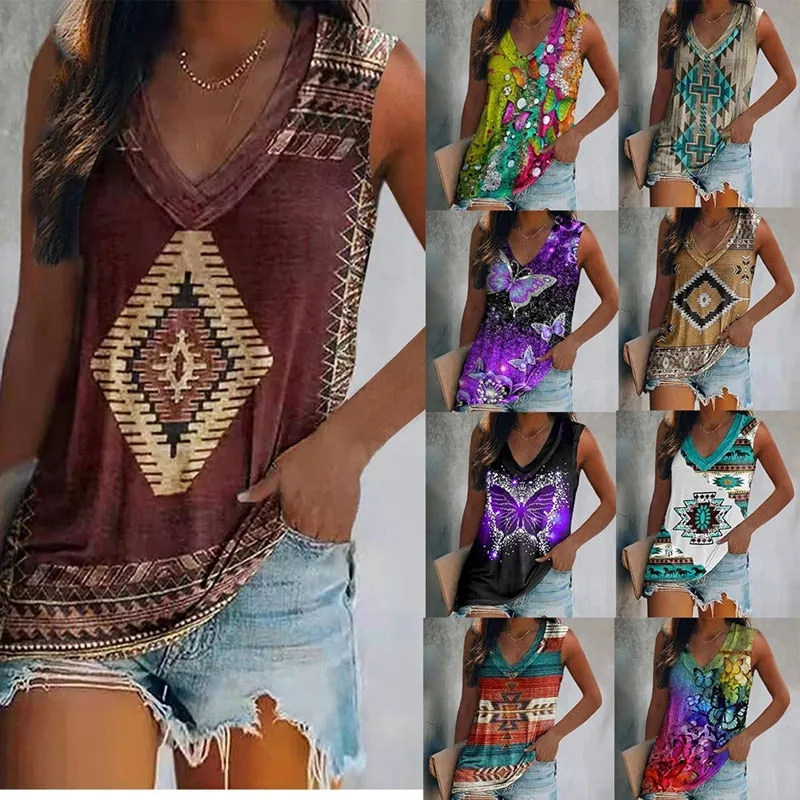 V-neck Casual Boho top