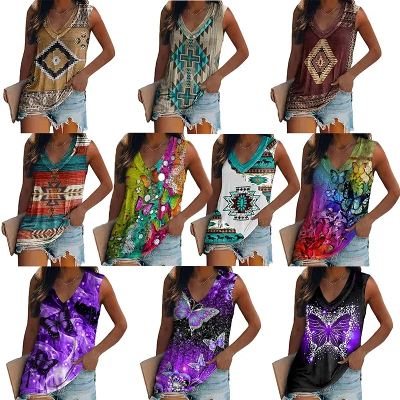 V-neck Casual Boho top