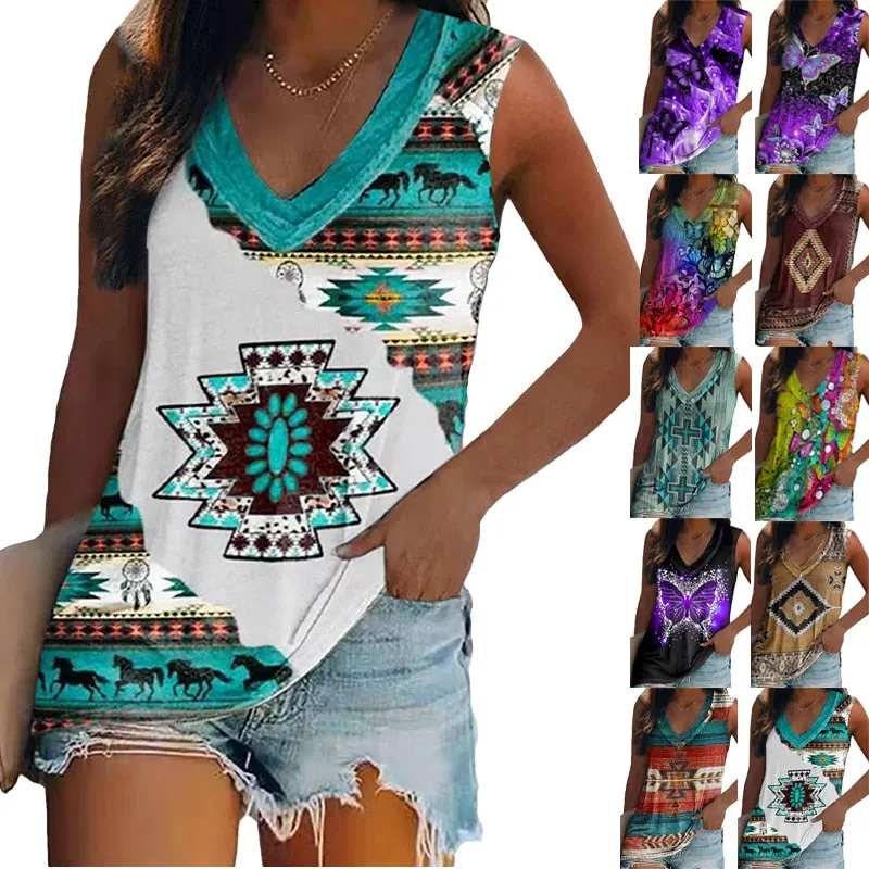 V-neck Casual Boho top