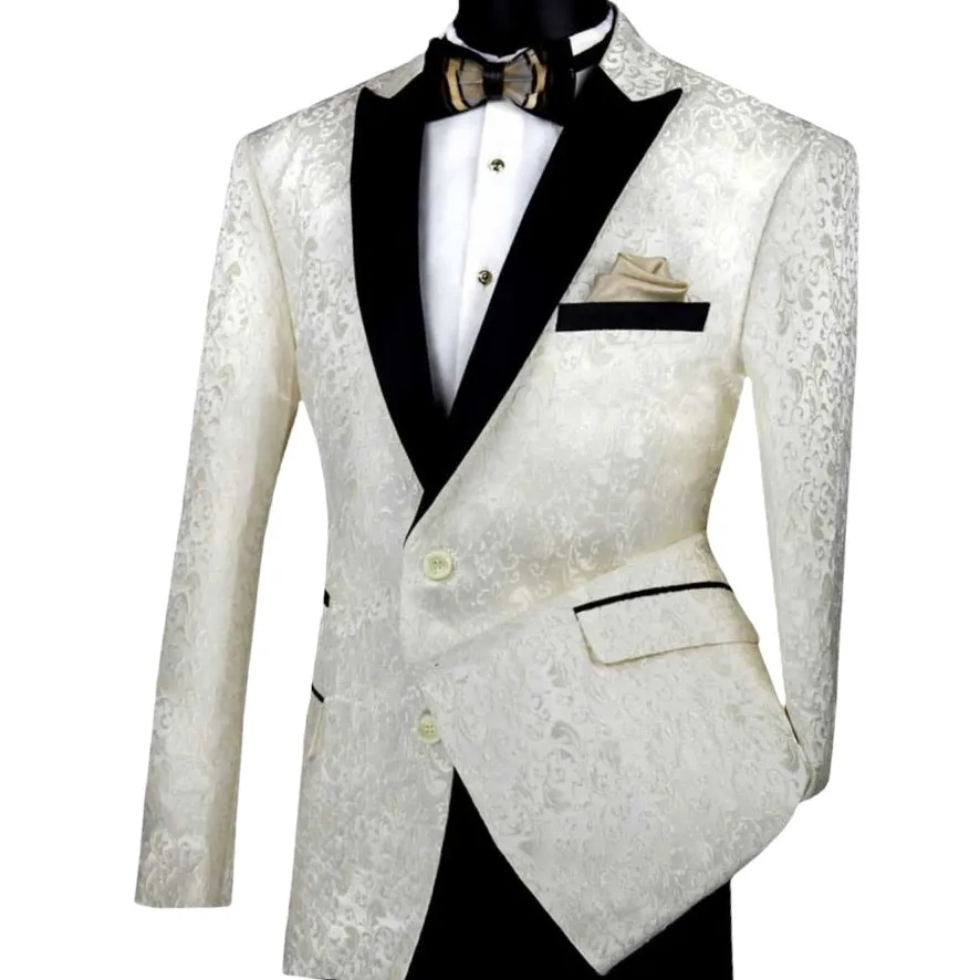 VINCI: Floral Pattern Sports Coat BF-2